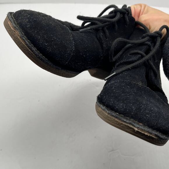 Bobs From Skechers Women's Black Memory Foam Suede Chukka Boots Size 8 - Picture 5 of 7